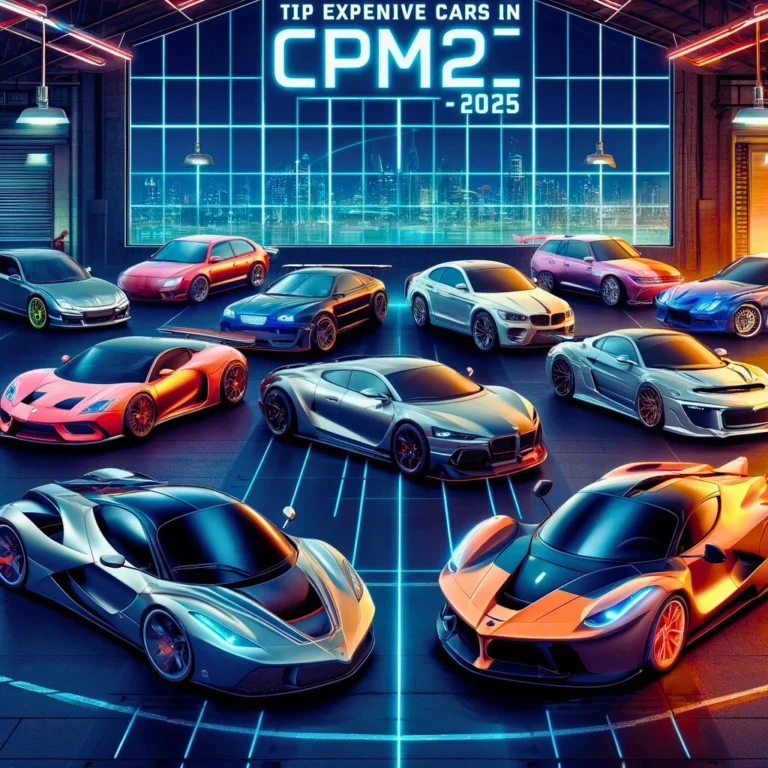 Top 10 Expensive Cars in CPM 2 in 2025