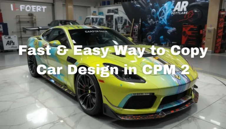 Fast & Easy Way to Copy Car Design in CPM 2 – Step-by-Step Guide for Custom Car Designs